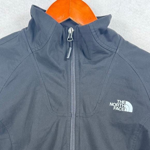 North Face WindWall Apex Bionic Softshell Jacket Women's Medium Black Full Zip - Picture 3 of 10